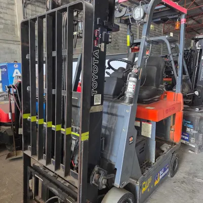 Toyota 7FBCU18 forklift available for sale from Star Forklift Enterprises.