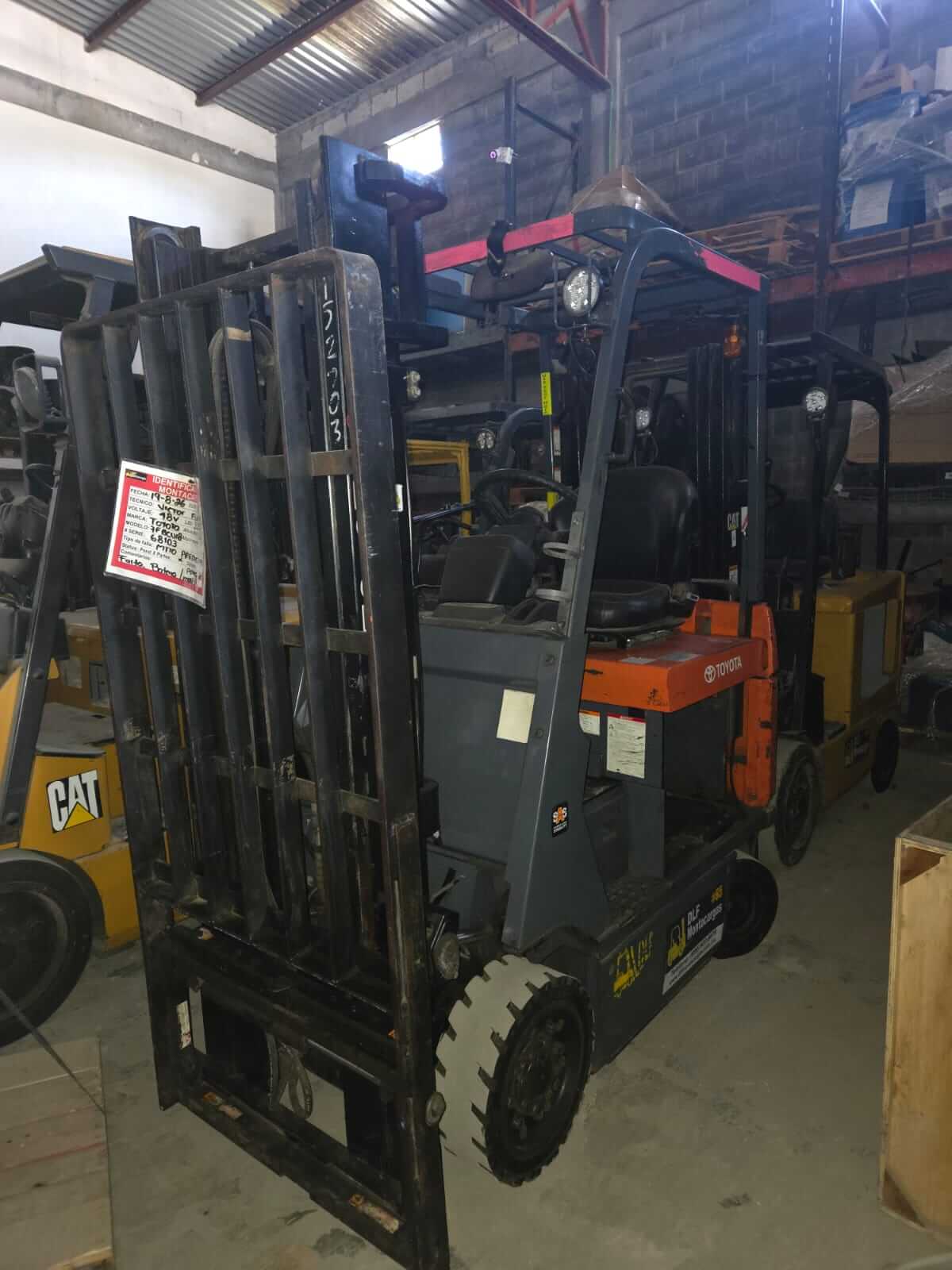 Toyota 7FBCU18 forklift available for sale